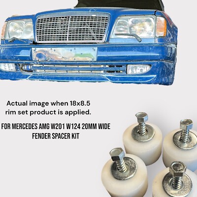 For 1984-1993 Mercedes AMG W201 W124 20mm Wide Fender Spacer Kit