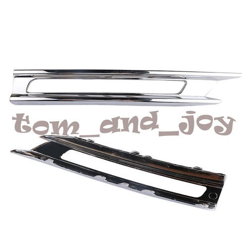 2Pcs Bumper Foglight Bezel Cover Trim Front L+R Fit Mercedes-Benz ML-Class ML550 - Imagen 5 de 6