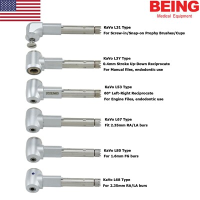 BEING Dental INTRA Head Prophy Endo 2.35mm 1.6mm For KaVo Contra Angle Handpiece