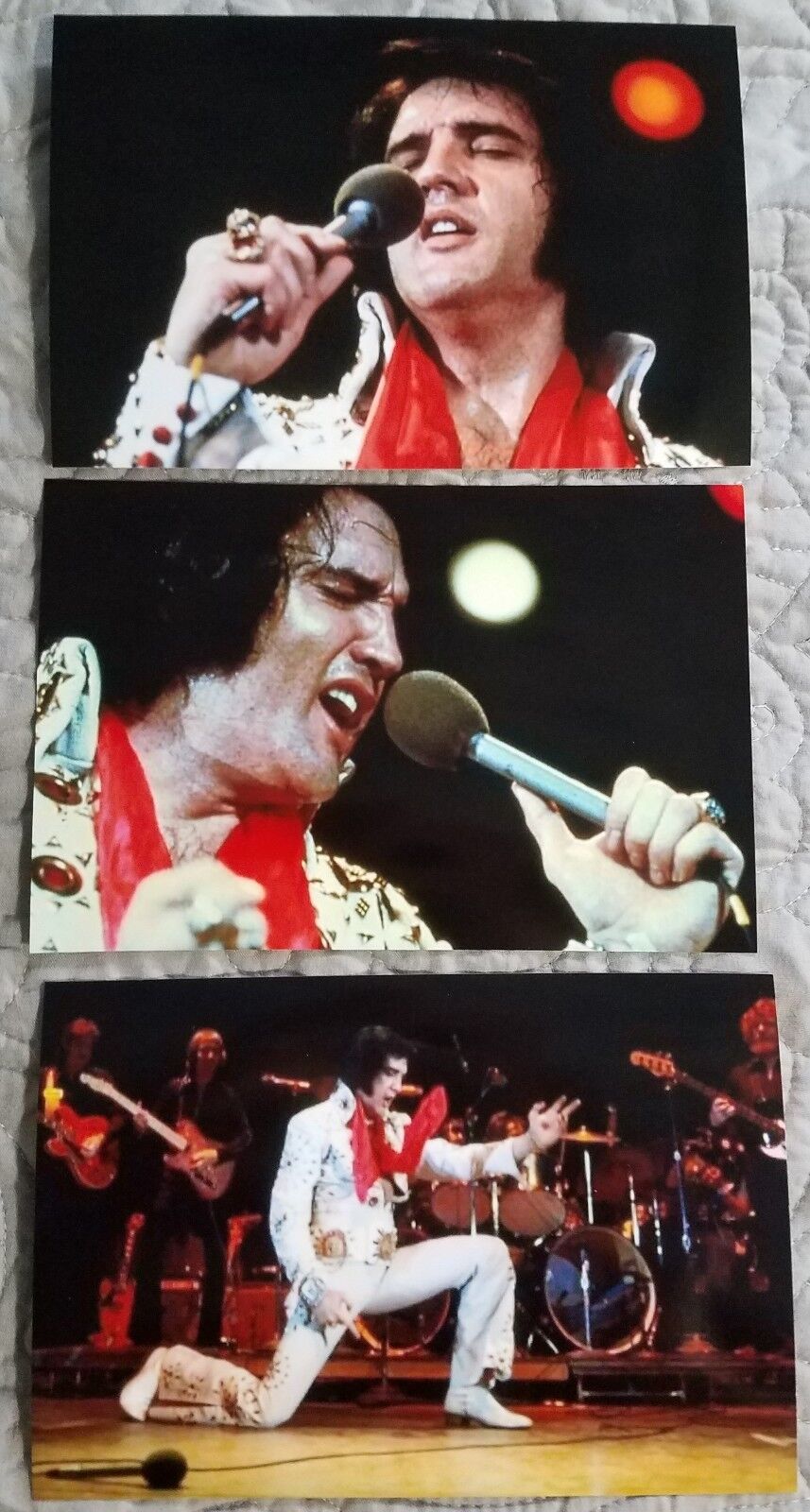 Elvis Presley FANTASTIC 9 COLOR  Photo Set-San Antonio, TX 4/18/
