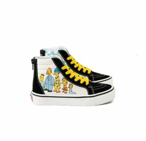 Vans x The Simpsons Sk8-Hi Zip Youth 1987-2020 Family - VN0A4BUX17E |  Sneaker District