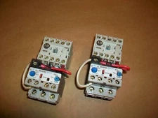 2pc Allen Bradley Contactor 100-M05N*3 1-1.5amp OL USED