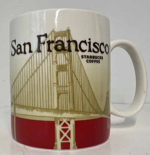 Taza de café grande Starbucks Global Icon City Series San Francisco 2011 16 oz - Imagen 5 de 8