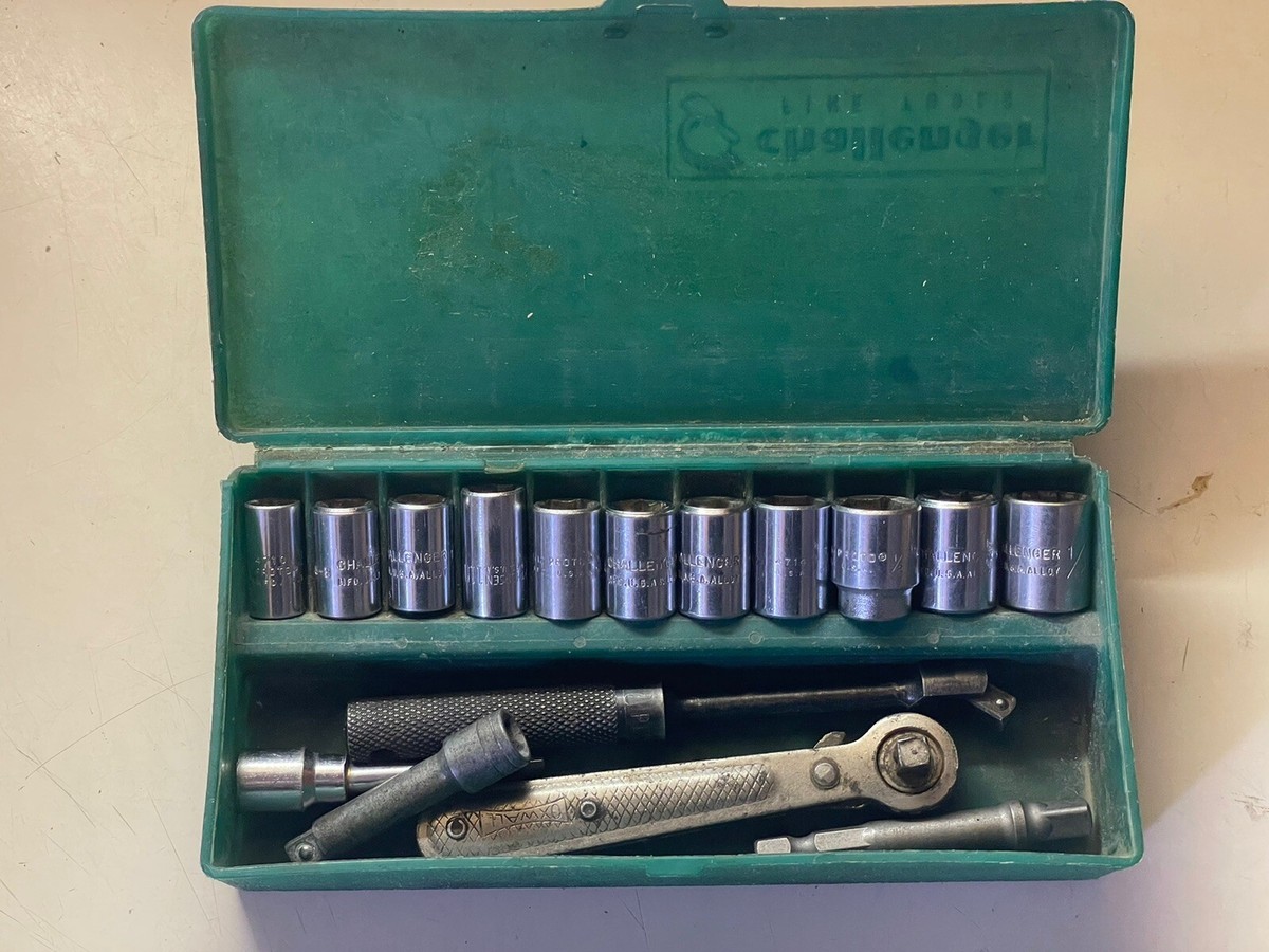 米軍 1993年Brenner l Products製軍用ストレッチャー Proto Challenger PEC-2560 Fine Tools 1/4” Ratchet Breaker Socket