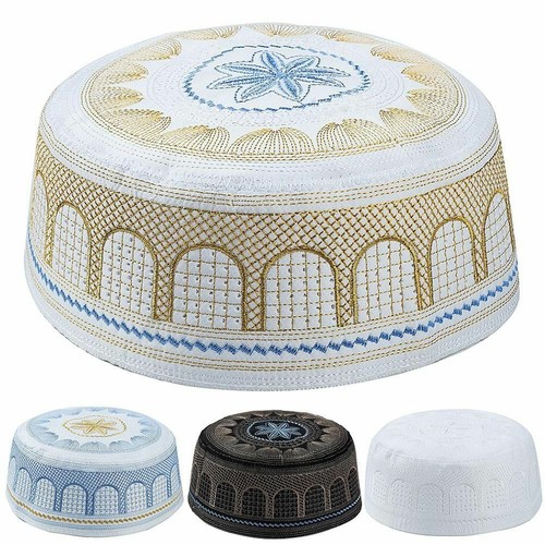 Cappello Arabo musulmano Islam musulmani Preghiera Cap TURCO Kufi Sindhi  taqiyah Headwear | eBay