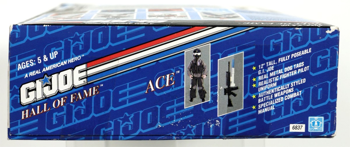 G.I. Joe Ace Action Figure Hall of Fame -6837 Never Removed