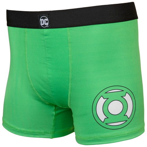 DC Comics Green Lantern Classic Logo Boxer Briefs Green - 第 2/5 張圖片