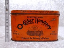 Antike Blechdose O-Cedar Handmop - Vintage - Reklame Werbung - Leer - 16 cm