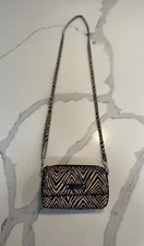 Vera Bradley Zebra All In One Crossbody Bag Wallet