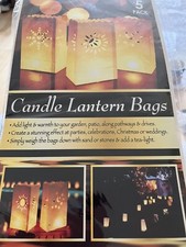 Candle Lantern Bags 5 Pack £1.99