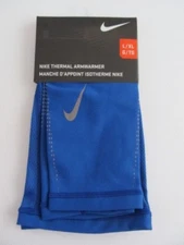 Nike Thermal Arm Warmer Basketball Running Football L/XL Royal/Grey