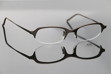 NEW 395 Oliver Peoples T43 Brown Titanium Designer Eyeglass Frames Glasses 43mm