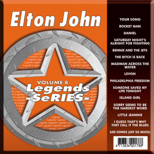 ELTON JOHN LEGENDS SERIES VOL-08 KARAOKE CD+G NEW IN PLASTIC /PRINT - Picture 2 of 2