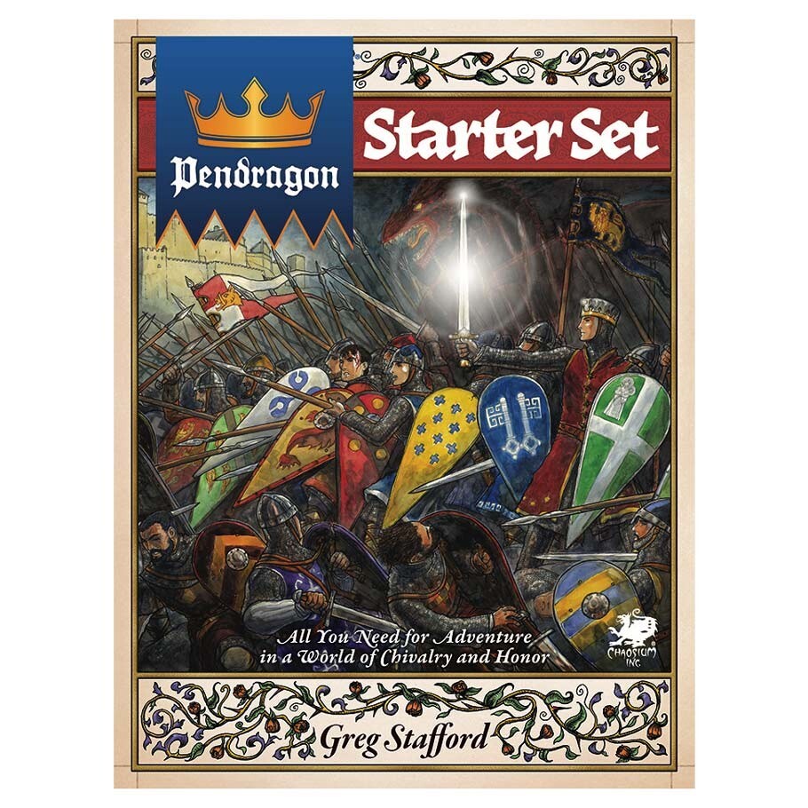 King Arthur Pendragon RPG Roleplaying Game Starter Set by