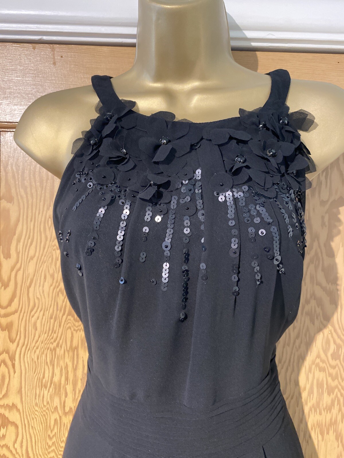 coast gisella ombre sequin dress