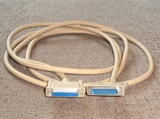 10ft Serial Parallel DB25 Male / Female Extension Cable Straight Through RS232