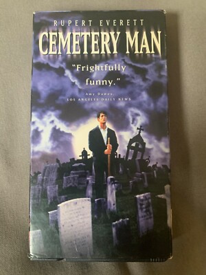 Cemetery Man 1996 VHS Movie Horror, RARE Screener VHS Free Shipping