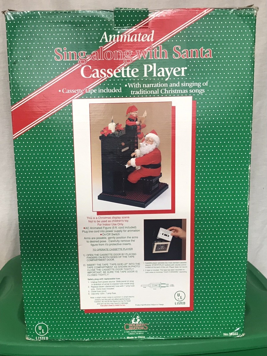 Animated  sing-along with Santa  サンタクロース 1993 Holiday Creations Animated Sing-along with Santa Plays