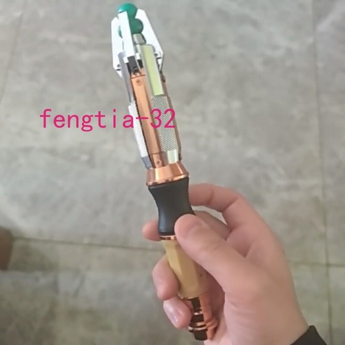 Doctor Who 11. Metall Sonic Schraubendreher Cosplay Requisiten Replik LED Licht Geschenk NEU - Bild 11 von 11