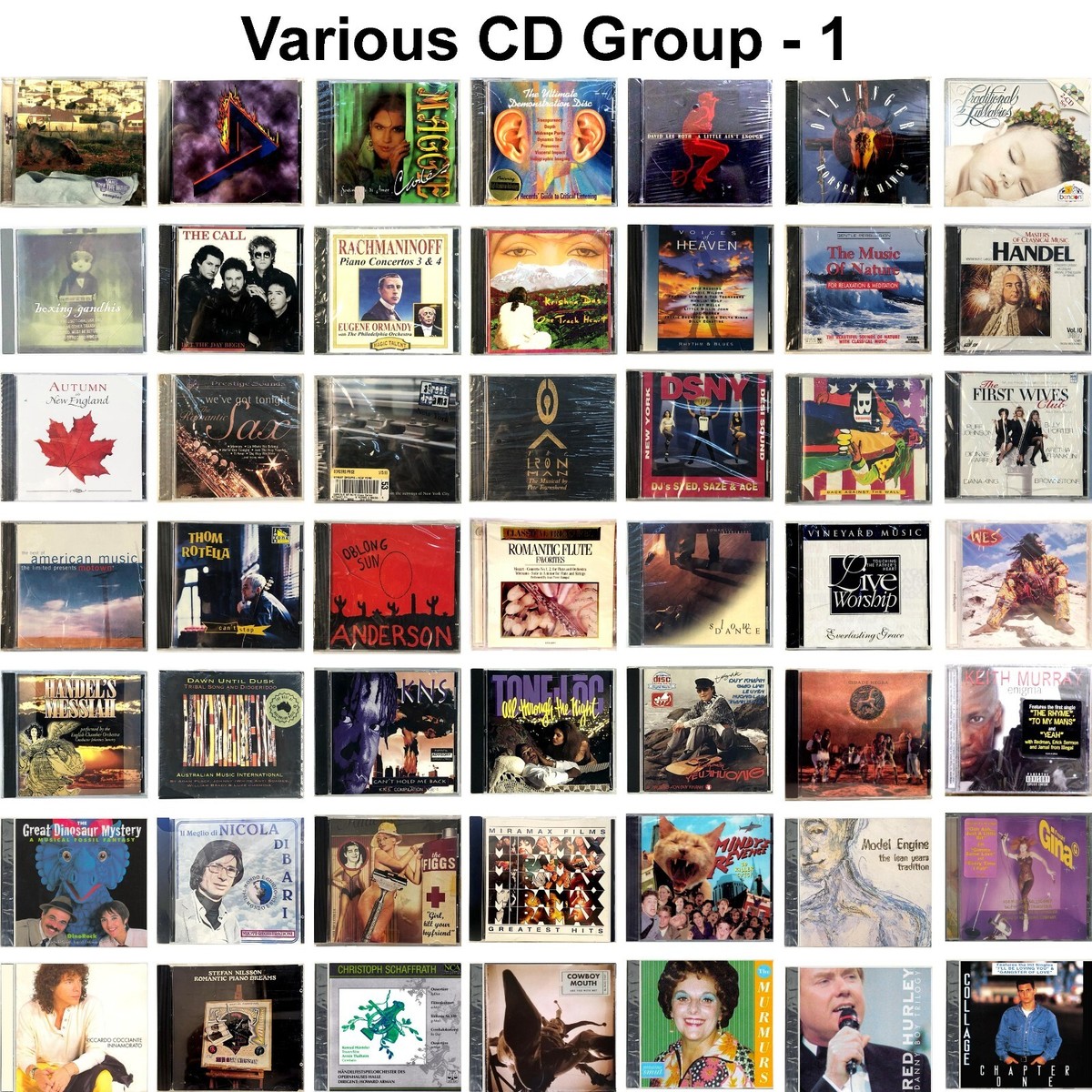 Assorted Collection Of CDs, Various CD, Assorted Artist, Music CDS