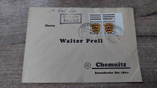 FRANZ ZONE - Brief Koblenz - Chemnitz 1946, Geb&uuml;hr bezahlt 14 Rpf., Eckrand