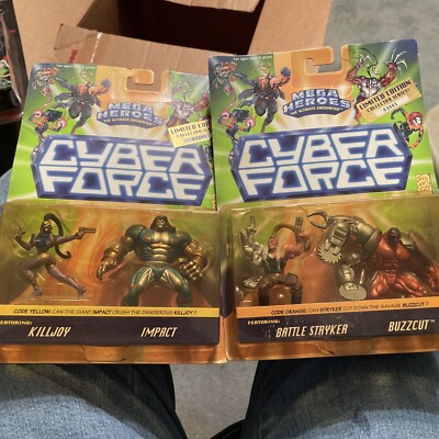 Cyber Force Limited Edition Battle Stryker/Buzzcut And Killjoy/Impact Lot 0f 2