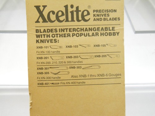 Xcelite 4.76mm Chisel Gouges Two Precision Blades(New Old Stock)(QTY 2 ea)ALT - Picture 2 of 4
