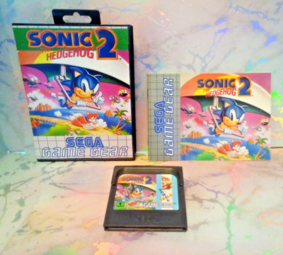 Sega Game Gear Sonic the Hedgehog 2 Boxed Neu Clam Case.