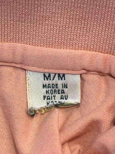 Fairway & Greene Golf Polo Shirt Men's Medium Peach Embroidered Preppy Comfort - Picture 9 of 12