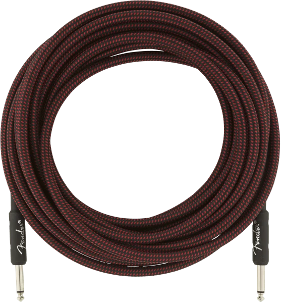 Cable de guitarra/instrumento Fender Professional Series genuino - TWEED ROJO - 25' ft Foto 2 de 3