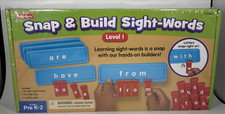 Lakeshore Snap  Build Sight-Words Level 1 TT752 Pre K-2 Home Schooling New