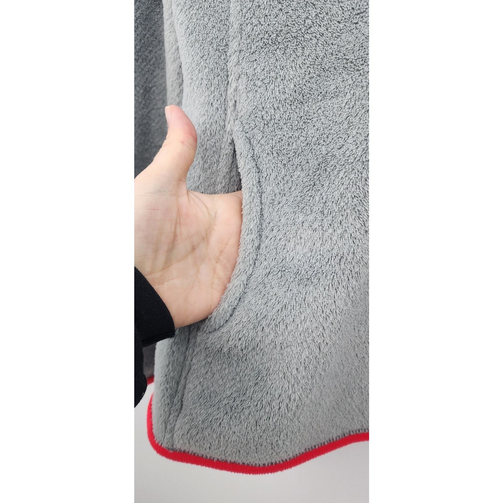 Patagonia Re-Tool Snap-T Pullover Tailored Grey / Nickel X-Dye Aurea Pink Small thumbnail 10