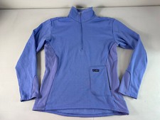 VTG Patagonia Women's Blue R1 Regulator Polartec Fleece Shirt Sz S USA Made