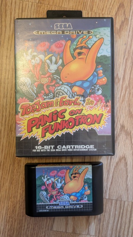ToeJam & Earl In Panic On Funkotron Sega Mega Drive Genesis PAL Complete