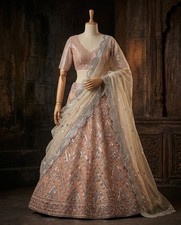 BOLLYWOOD PARTY LEHENGA CHOLI INDIAN DESIGNER LEHENGA WEAR ETHNIC BRIDAL CHOLI