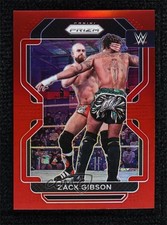 2022 Panini Prizm WWE Red Prizm 140/299 Zack Gibson #167 7m3