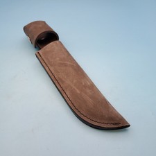Buck Knives 119 Hoja Fija Cuchillo Funda Cuero Negro Cinturón Bolsa 10"x 6.25" EE. UU.