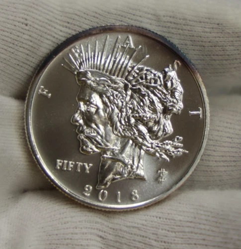 2018 Zombucks Feast $1 1 oz .999 Silver Round Zombie Apocalypse Currency