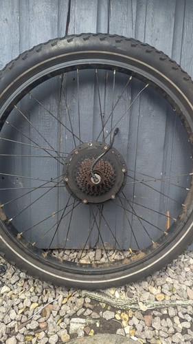 Rear Electric Bike Hub Motor Wheel 275 X 30 Spares or Repair Untested