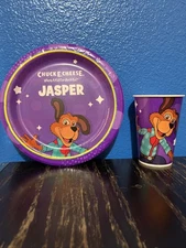 Brand New Chuck E. Cheese Paper Plate And Cup Set. PICK YOUR CHARACTER