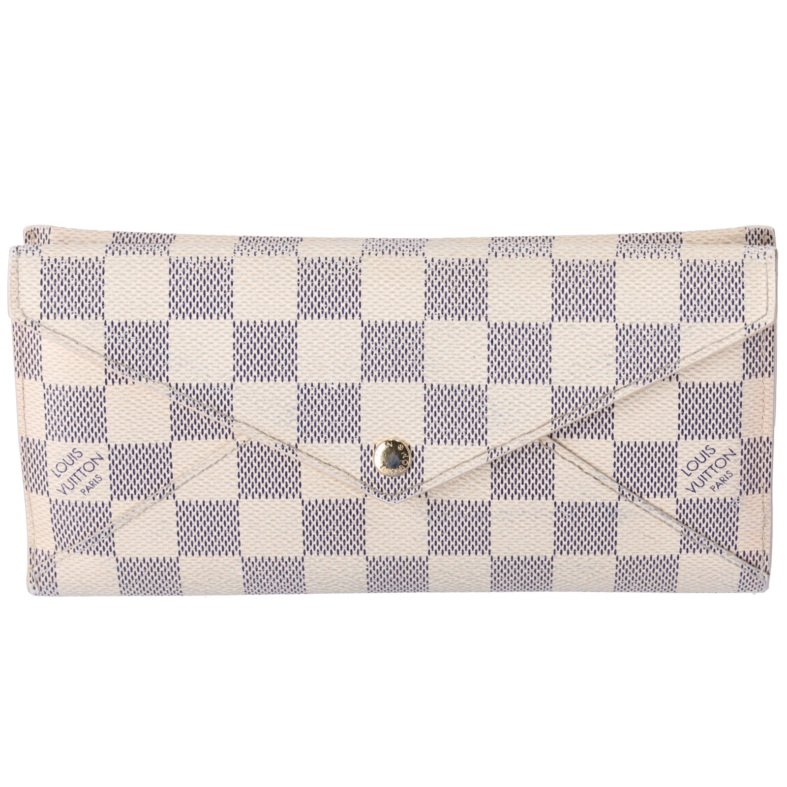 Louis Vuitton Origami Long Wallet N63098 Azur Damier | eBay