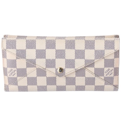 Louis Vuitton Origami Long Wallet N63098 Azur Damier | eBay