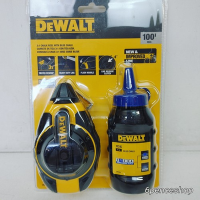 #ad Imperfect Box DEWALT DWHT47373L 3:1 Chalk Reel with Blue Chalk $11.99