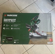 Parkside 1500W Compound Mitre Saw - Ø 210mm With Laser Cutting Guider, Brand New