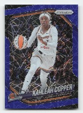 2025 Panini Prizm WNBA #62 Kahleah Copper Blue Velocity Prizms