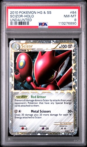 Scizor graded PSA 8 for sale on eBay
