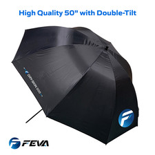 FEVA Dry-Skin 50" Fishing Umbrella | Multi Tilt | Waterproof | High Quality
