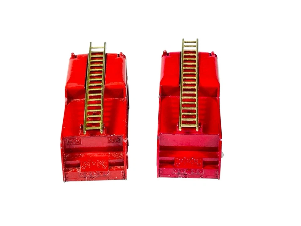 Matchbox Lesney (2) Varied No. 9 GPW & BPW Merryweather Marquis Fire Trucks - Image 3 of 4