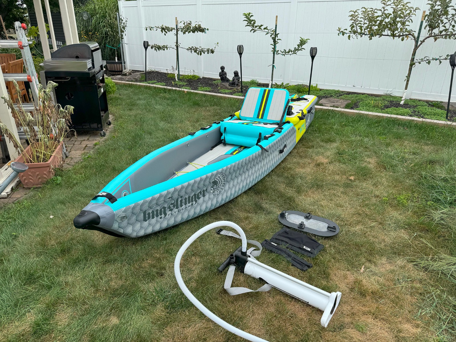 12ft 6in Rod Holder Cooler Apex Pedal Drive More