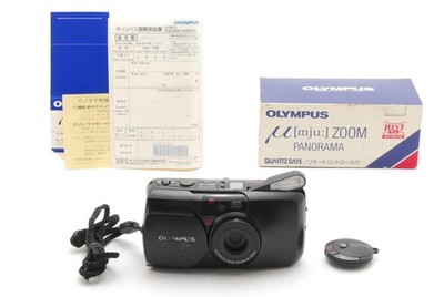 [NEAR MINT In Box] Olympus μ mju Zoom Panorama Point & Shoot Film Camera JAPAN